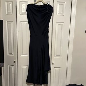 Mango Black Midi Dress